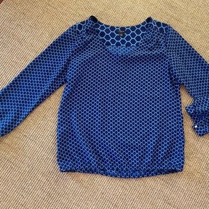 Ann Taylor/size S petite/blue top